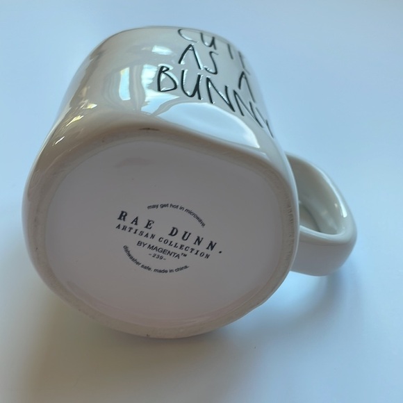Cute as a Bunny New Mug Rae dunn blue cup VHTF - Picture 3 of 3